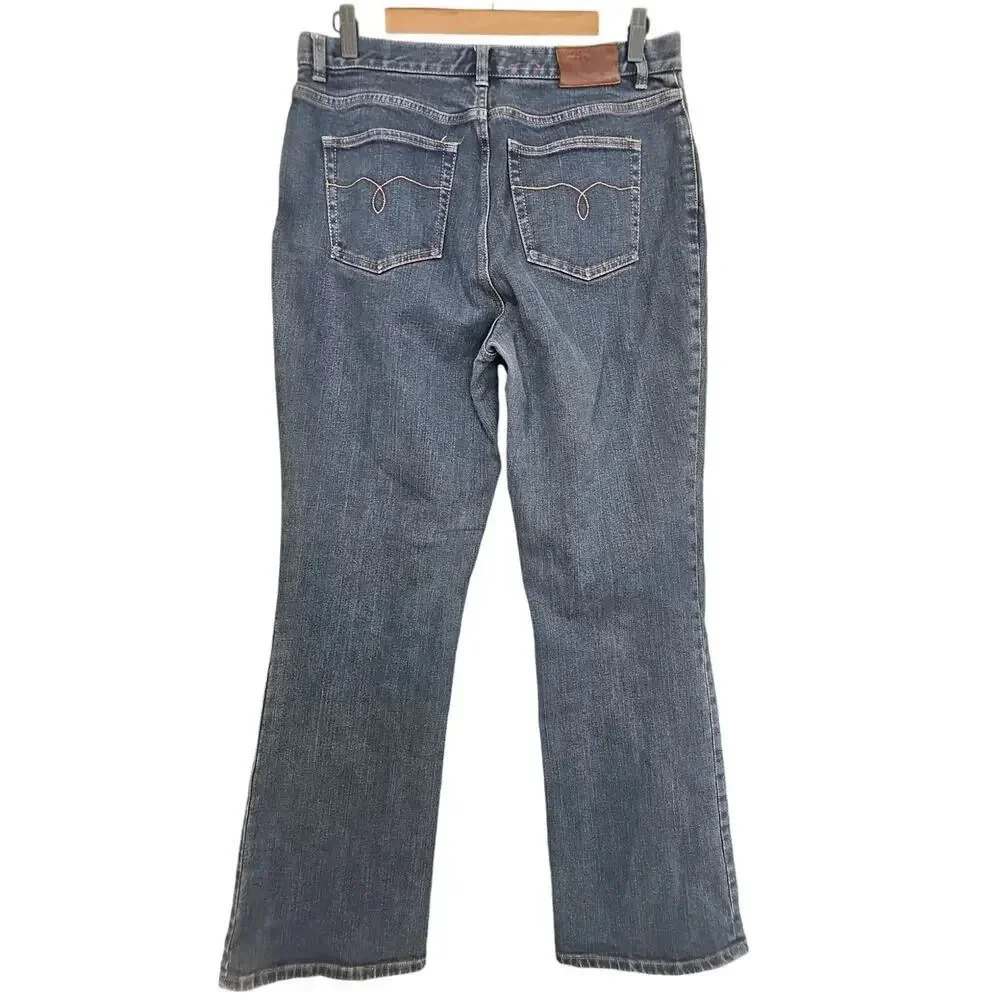 Ralph Lauren Bootcut Jeans Dark Wash Size 10 - Picture 2 of 4